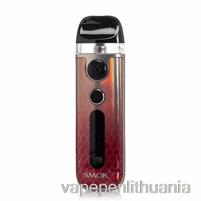 Smok Novo 5 30w Pod System Silver Red Cobra Vape Skystis